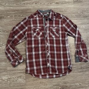 Buckle pearl snap shirt